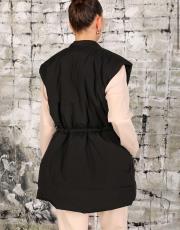 siyah puffy şişme yelek 2