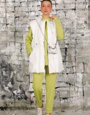 beyaz puffy şişme yelek 2