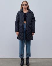 siyah cepli kısa mont