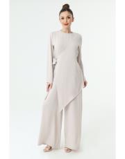 bej yandan bağlamalı tulum