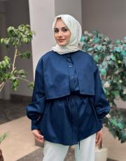 lacivert trenç gömlek