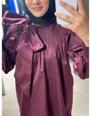 bordo nervürlü gömlek 2