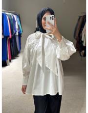 ekru nervürlü gömlek