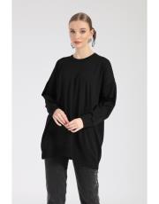 siyah merserize ince kazak 2