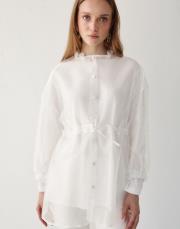 beyaz taşlı organze kap 2