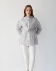 gri taşlı organze kap