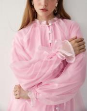 pembe organze gömlek 2