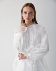 beyaz organze gömlek