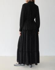 siyah taşlı elbise 4