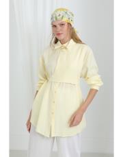 sarı rüzgarlıklı gömlek