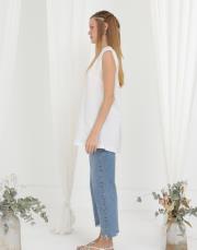 ekru modal içlik bluz 2