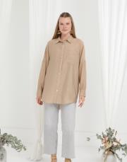 bej rayon gömlek 2