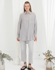 gri rayon gömlek 3
