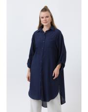 lacivert cepli tunik 3