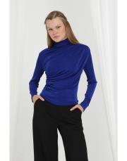 saks simli drape bluz