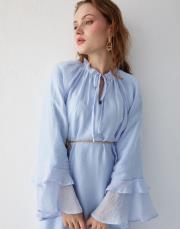 bebe mavi hayal elbise