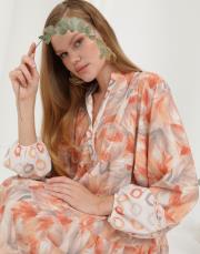 turuncu efil elbise 3