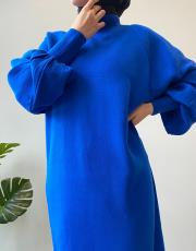 saks balon kol elbise 3